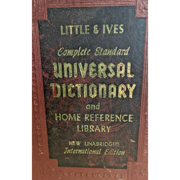 Little And Ives Complete Standard Universal Dictionary & Home Reference 1957 Vtg - Picture 3 of 14